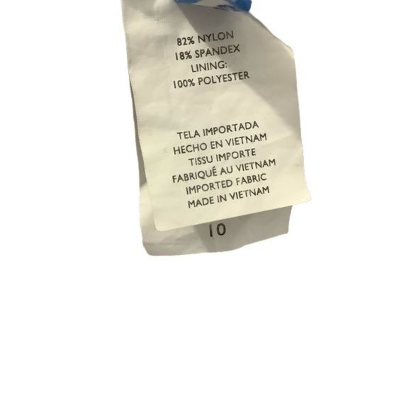 South Point navy polka dot tankini top size 10 - Picture 5 of 6